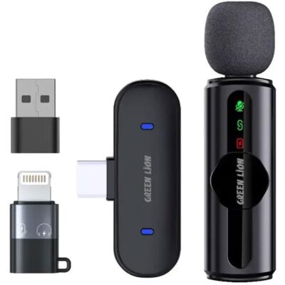 میکروفن وایرلس گرین GM-75X 3 In 1