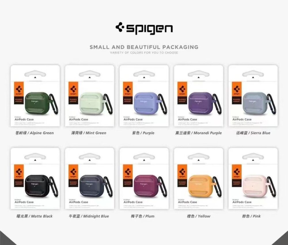 کاور کیس ایرپاد پرو اسپیگن Spigen Rugged Armor case Airpods - Image 3